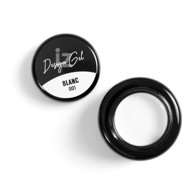 Iz Beauty Design Gel Blanc nagelgel vit 5 g