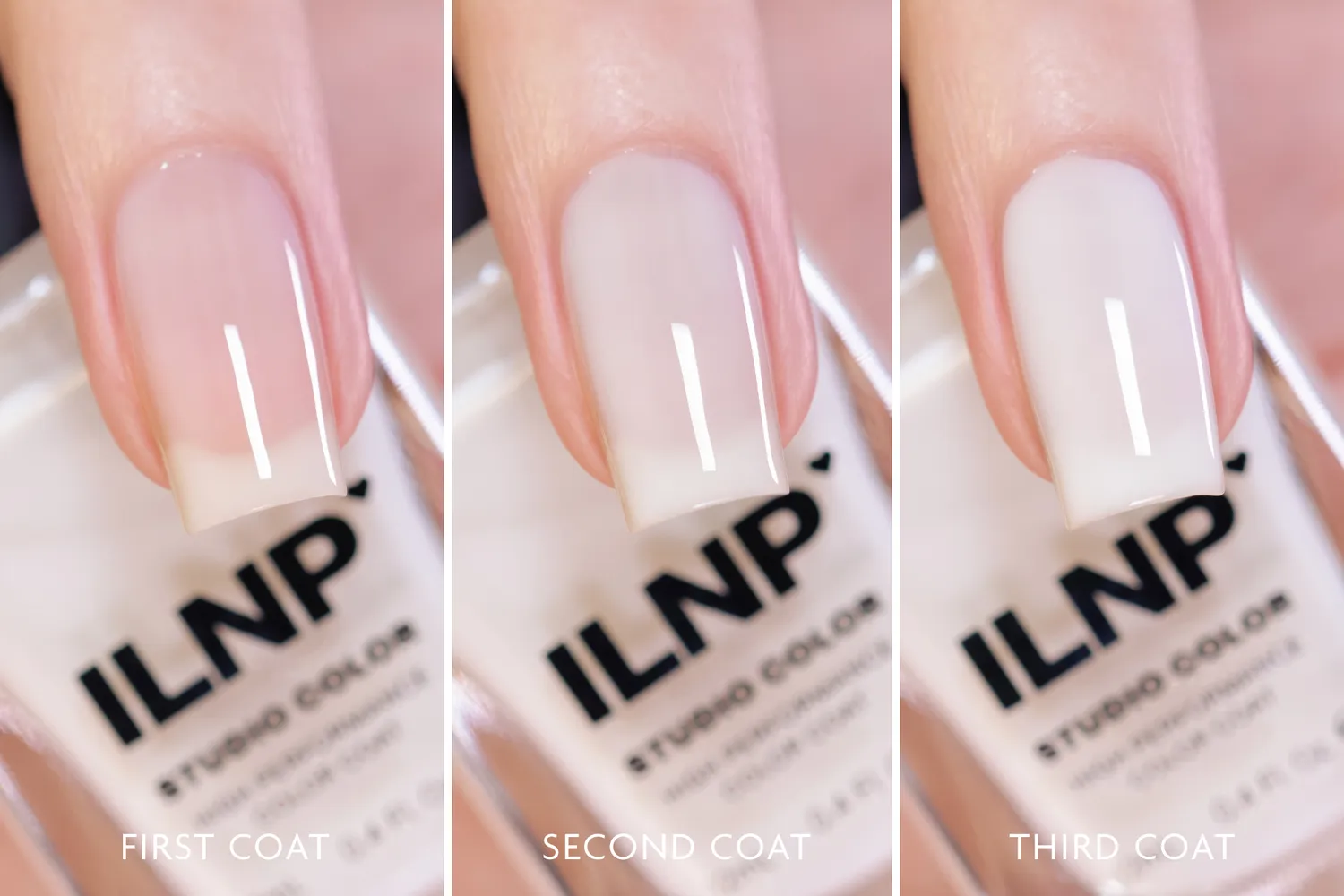 ILNP Sweet Escape Coconut Cream nagellack vit sheer