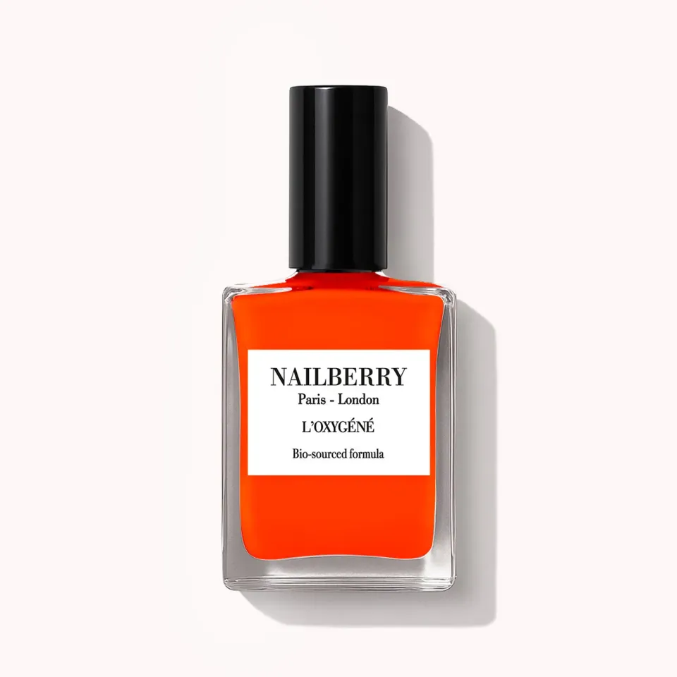 Nailberry Joyful nagellack 14 ml orange-röd täckande