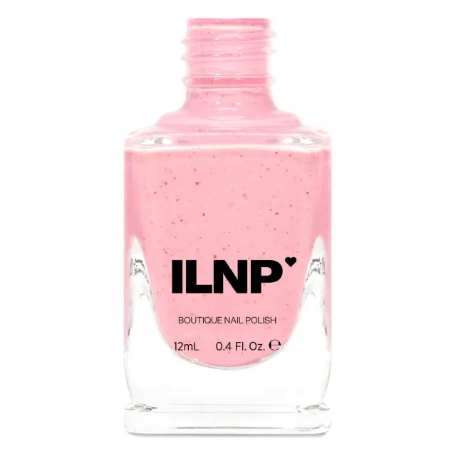 ILNP Strawberry Shake nagellack pastellrosa flakes