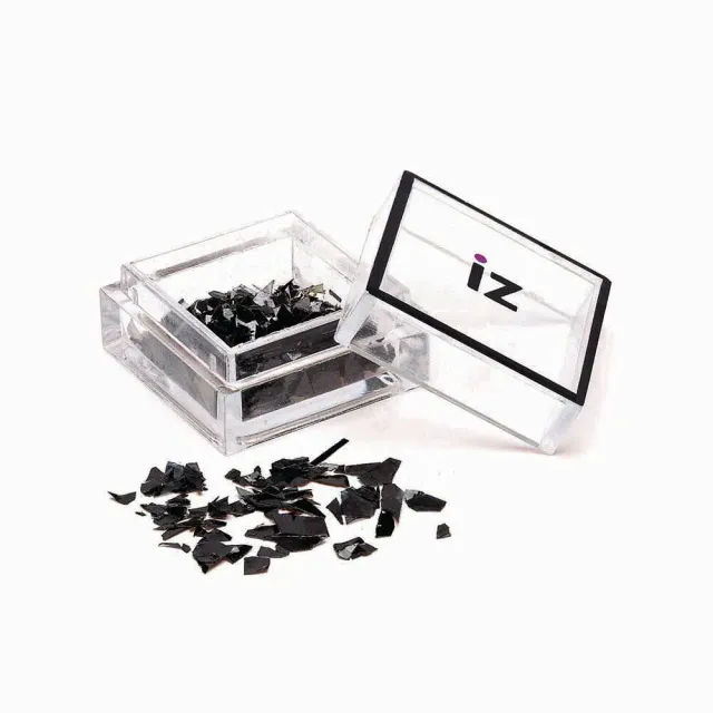 Iz Beauty Black Mirror nagelflagor spegeleffekt