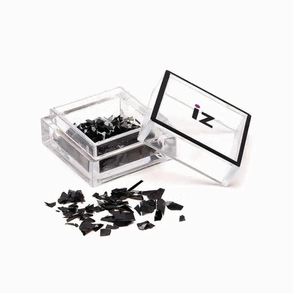 Iz Beauty Black Mirror nagelflagor spegeleffekt