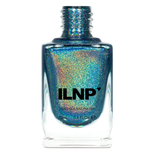 ILNP Emma holografiskt nagellack safirblå Ultra Holo