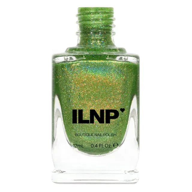 ILNP Ultra Holo 1UP nagellack limegrön holographic