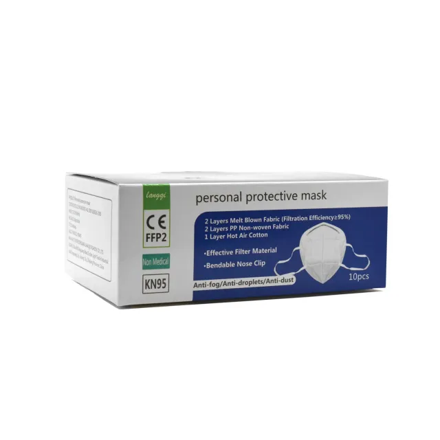 Iz Beauty N95/FFP2 ansiktsmask 10-pack dammskydd