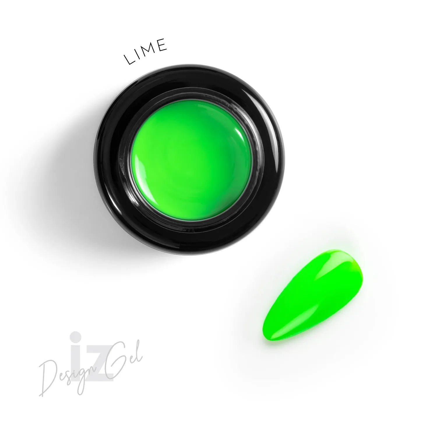 Iz Beauty Design Gel DG015 gellack Lime neon