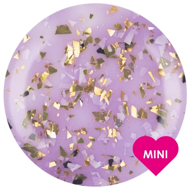 Iz Beauty Gel&Go Amethyst Terrazzo Mini gellack 8ml lila
