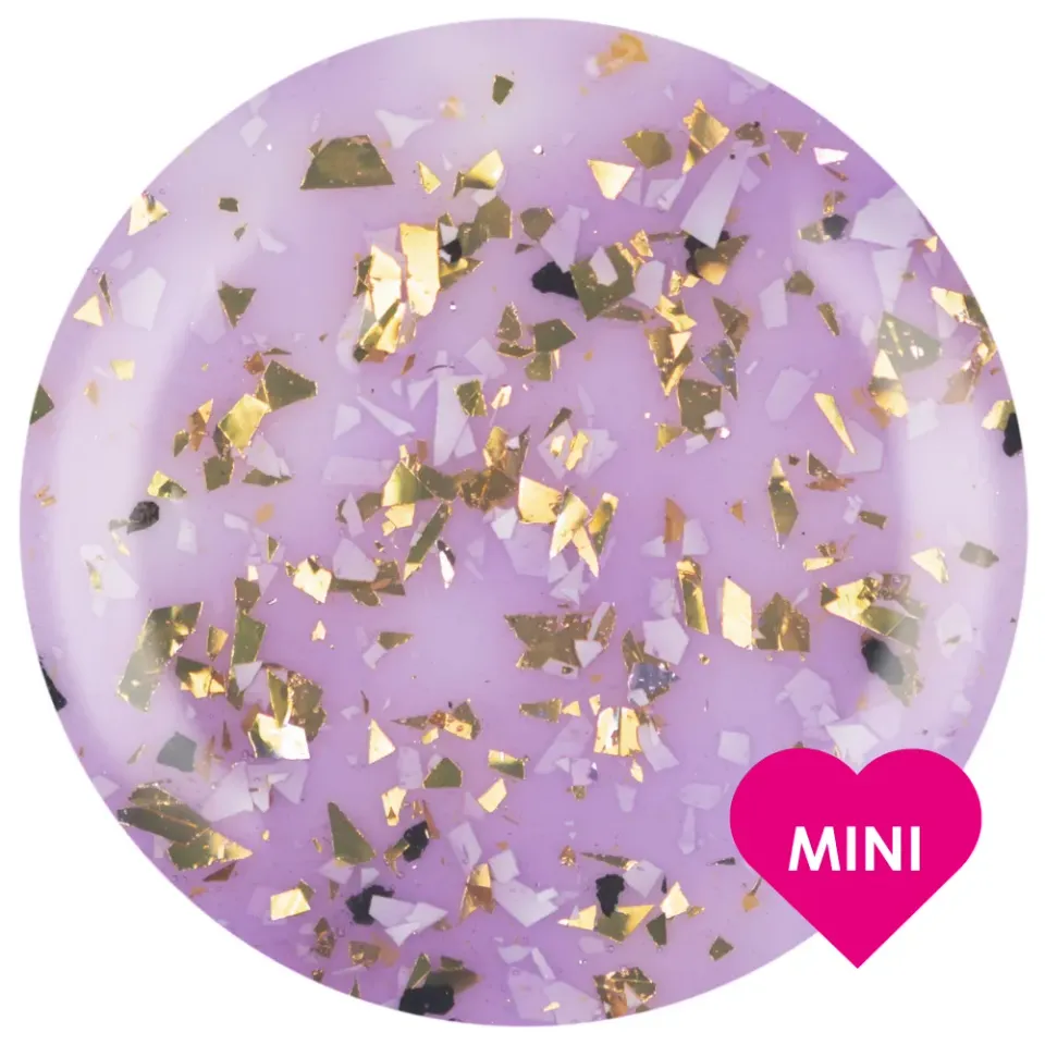 Iz Beauty Gel&Go Amethyst Terrazzo Mini gellack 8ml lila