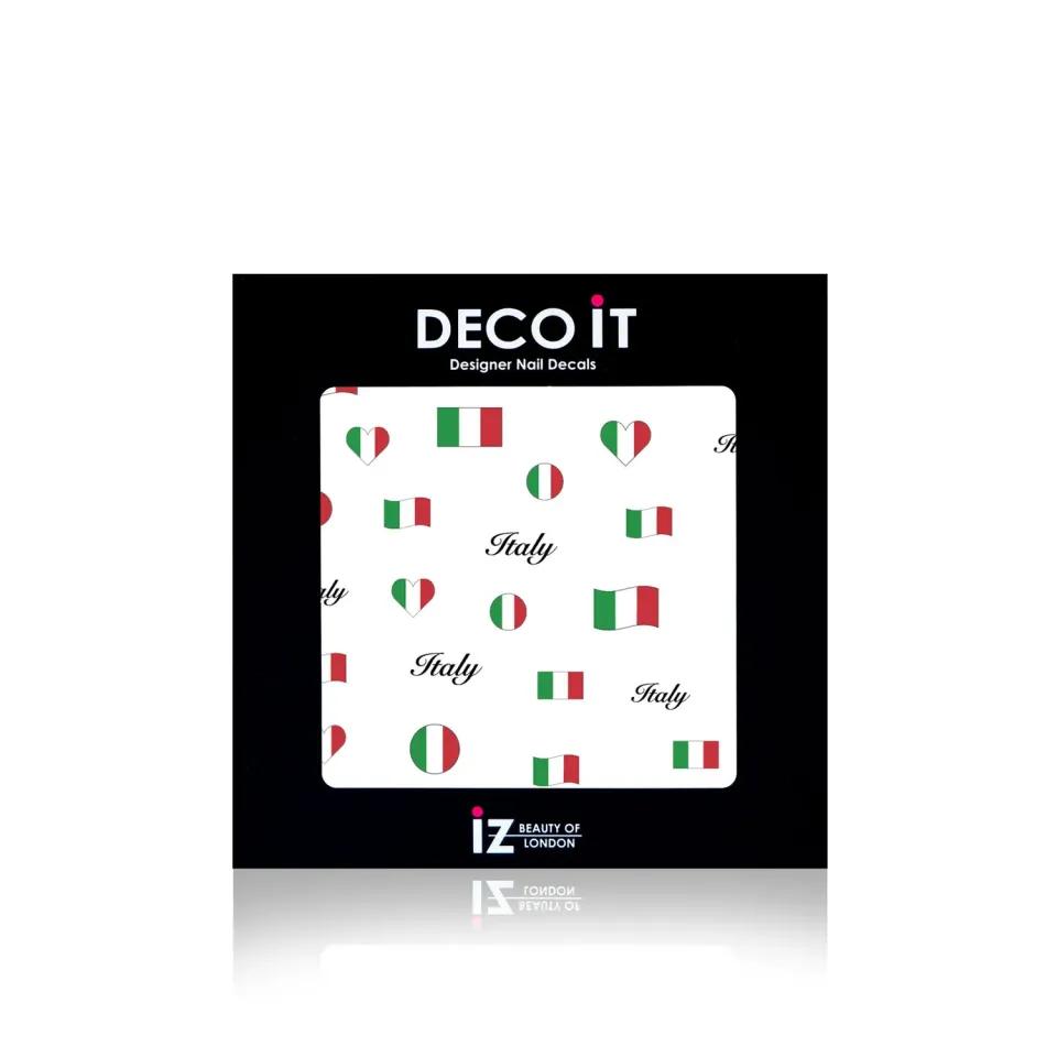 Iz Beauty Mini Italy Flag nageldekaler Italien mini