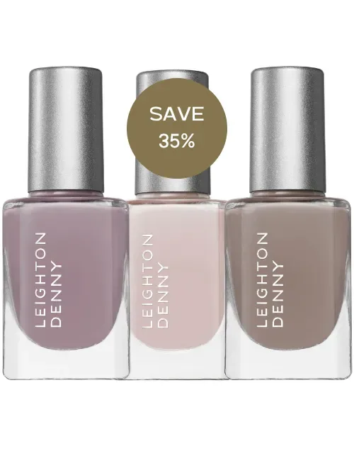 Leighton Denny Nudes Collection nagellack 3-pack nude