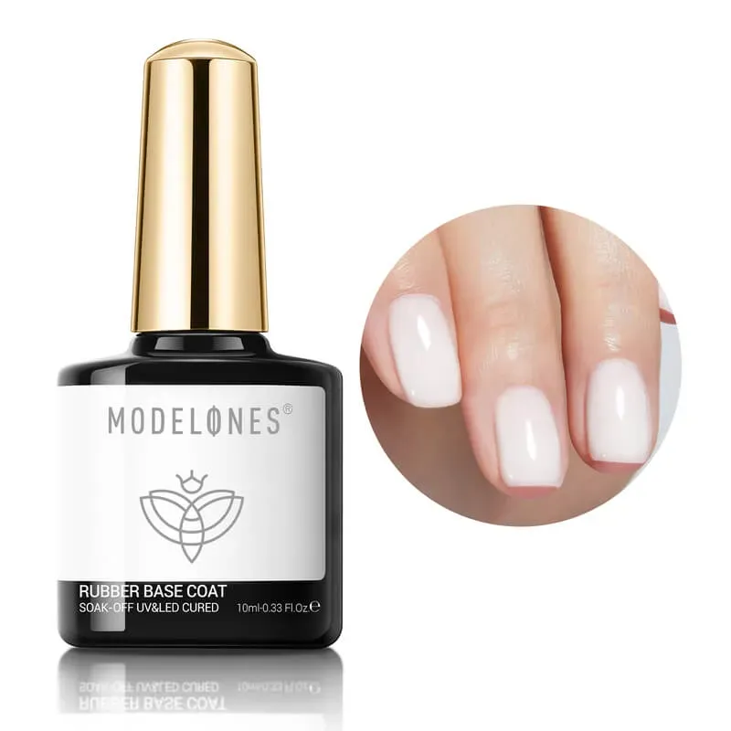 Modelones Rubber Base Coat baslack Clear 10 ml flexibel