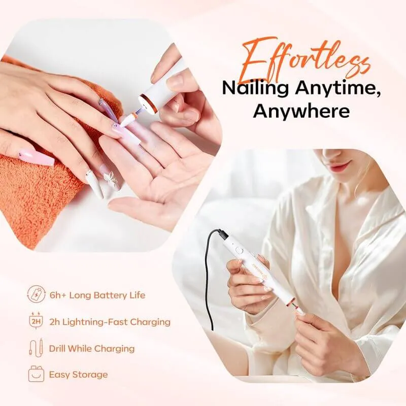 Modelones elektrisk nagelslip sladdlös med LED 12 bits